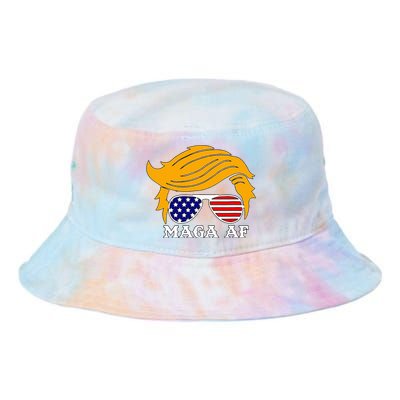 Trump Maga Af Funny Parody Orange Hair Tie Dye Newport Bucket Hat