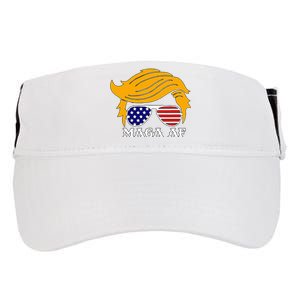 Trump Maga Af Funny Parody Orange Hair Adult Drive Performance Visor