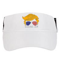 Trump Maga Af Funny Parody Orange Hair Adult Drive Performance Visor