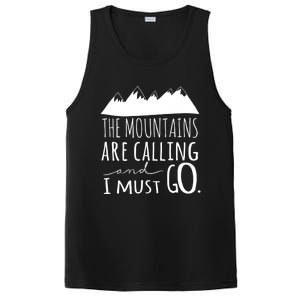 The Mountains Are Calling And I Must Go Great Gift PosiCharge Competitor Tank