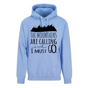 The Mountains Are Calling And I Must Go Great Gift Unisex Surf Hoodie