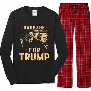 Trump Make American Garbage Great Again Long Sleeve Pajama Set