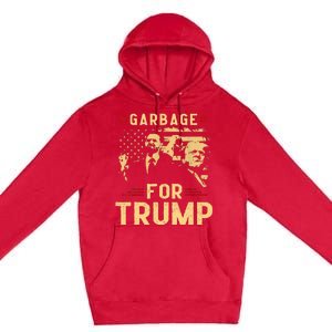 Trump Make American Garbage Great Again Premium Pullover Hoodie