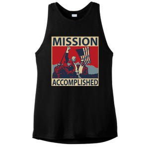 Trump Mission Accomplished Ladies PosiCharge Tri-Blend Wicking Tank