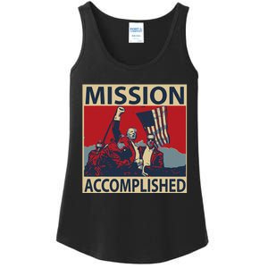 Trump Mission Accomplished Ladies Essential Tank