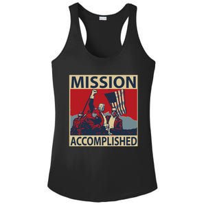 Trump Mission Accomplished Ladies PosiCharge Competitor Racerback Tank