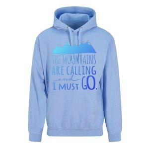 The Mountains Are Calling And I Must Go Great Gift Unisex Surf Hoodie