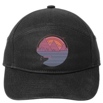 The Mountains Are Calling 7-Panel Snapback Hat