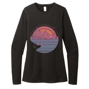 The Mountains Are Calling Womens CVC Long Sleeve Shirt