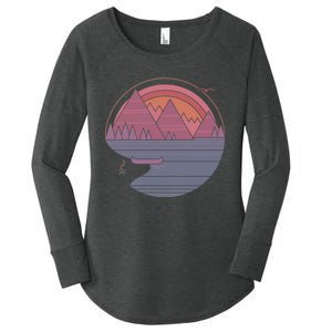 The Mountains Are Calling Women's Perfect Tri Tunic Long Sleeve Shirt