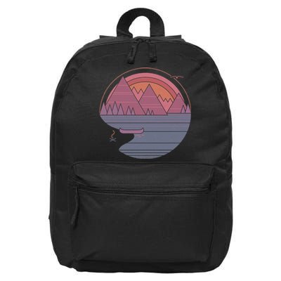 The Mountains Are Calling 16 in Basic Backpack