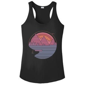 The Mountains Are Calling Ladies PosiCharge Competitor Racerback Tank