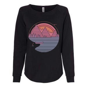 The Mountains Are Calling Womens California Wash Sweatshirt