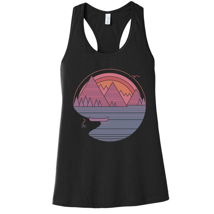 The Mountains Are Calling Women's Racerback Tank