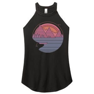 The Mountains Are Calling Women's Perfect Tri Rocker Tank