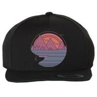 The Mountains Are Calling Wool Snapback Cap