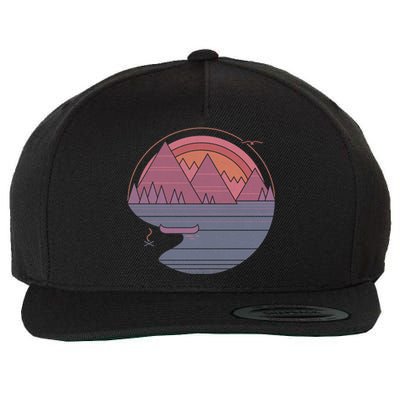 The Mountains Are Calling Wool Snapback Cap