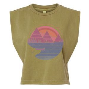 The Mountains Are Calling Garment-Dyed Women's Muscle Tee