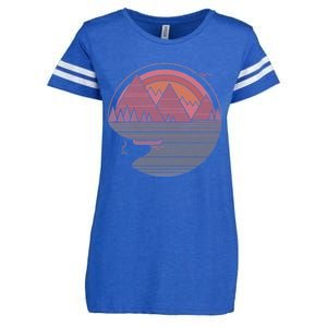 The Mountains Are Calling Enza Ladies Jersey Football T-Shirt