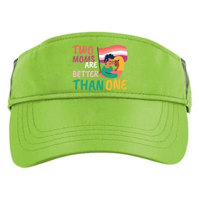 Two Moms Are Better Than One Lgbt Lesbian Couple Pride Month Gift Adult Drive Performance Visor