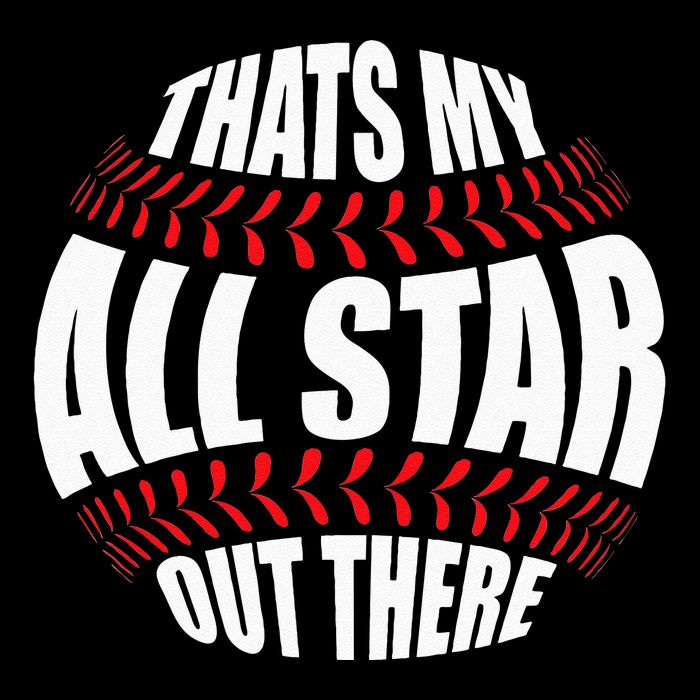Thats My All Star Out There Baseball Player Mom Dad Cute 16 in Basic Backpack