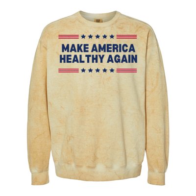 Trump Make America Healthy Again Colorblast Crewneck Sweatshirt