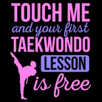 Touch Me And Your First Taekwondo Lesson Is Free Martial Art Impact Tech Backpack