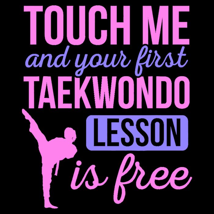 Touch Me And Your First Taekwondo Lesson Is Free Martial Art Impact Tech Backpack