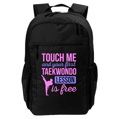 Touch Me And Your First Taekwondo Lesson Is Free Martial Art Backpack