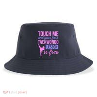 Touch Me And Your First Taekwondo Lesson Is Free Martial Art Sustainable Bucket Hat