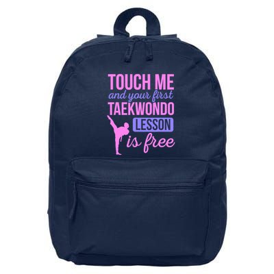 Touch Me And Your First Taekwondo Lesson Is Free Martial Art 16 in Basic Backpack