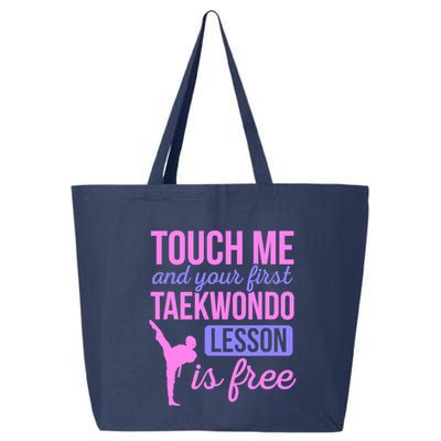 Touch Me And Your First Taekwondo Lesson Is Free Martial Art 25L Jumbo Tote