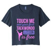 Touch Me And Your First Taekwondo Lesson Is Free Martial Art Crop Top