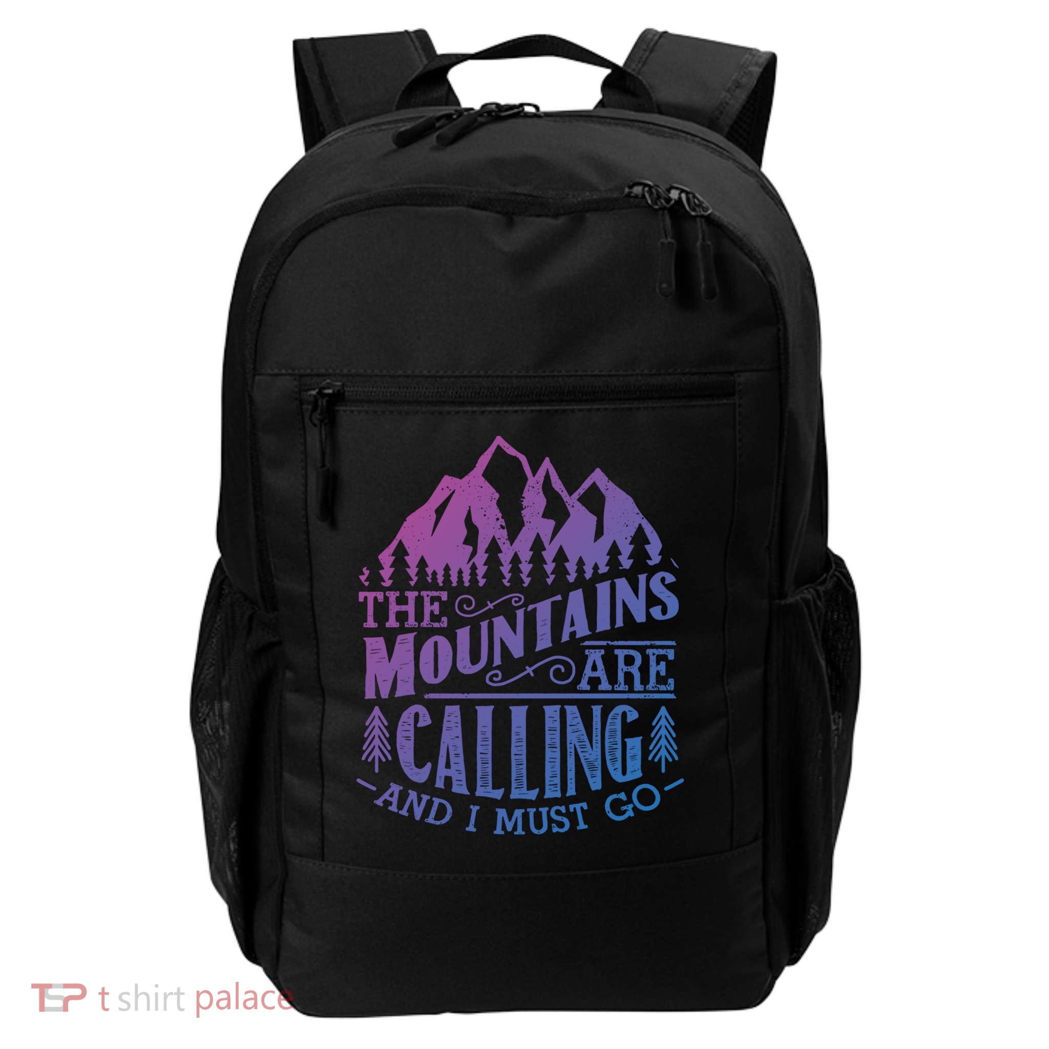 The Mountains Are Calling And I Must Go Vintage Cute Gift Backpack