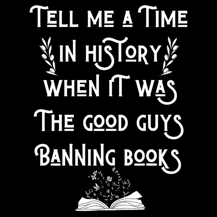Tell Me A Time In History When It Was Good Guys Banning Book Sustainable Bucket Hat