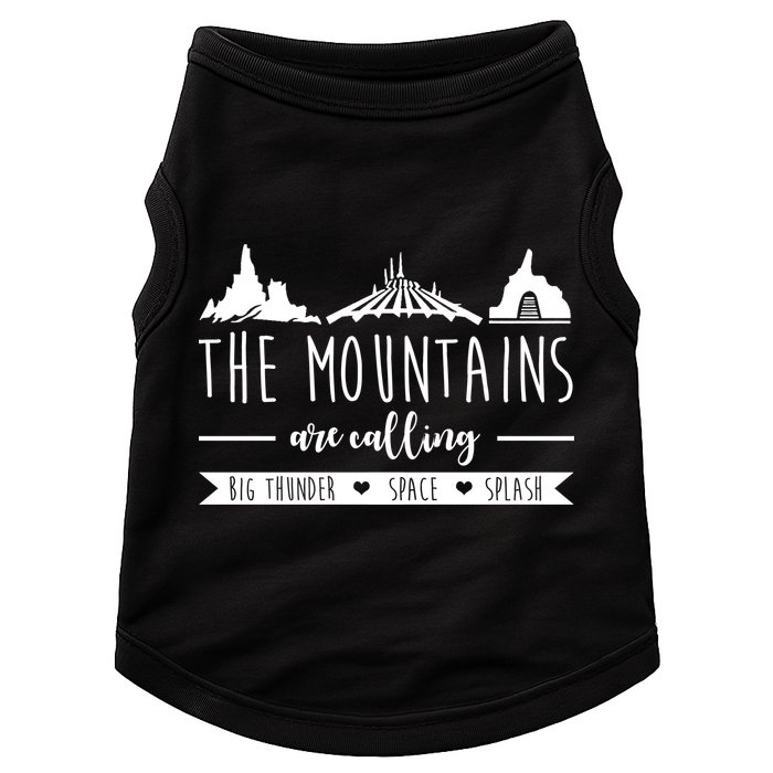 The Mountains Are Calling Big Thunder Space Splash Doggie Tank