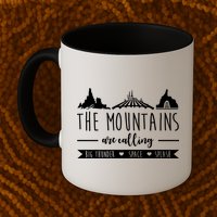 The Mountains Are Calling Big Thunder Space Splash Mug