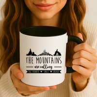 The Mountains Are Calling Big Thunder Space Splash Mug