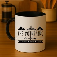 The Mountains Are Calling Big Thunder Space Splash Mug