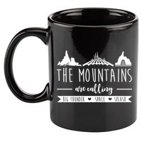 The Mountains Are Calling Big Thunder Space Splash 11oz C Handle Ceramic Mug