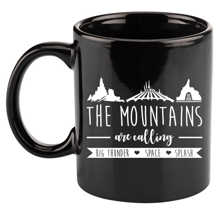 The Mountains Are Calling Big Thunder Space Splash 11oz C Handle Ceramic Mug