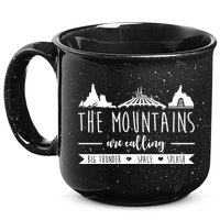 The Mountains Are Calling Big Thunder Space Splash 15oz Campfire Ceramic Mug