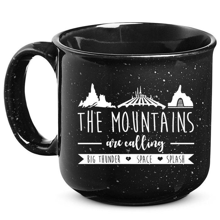 The Mountains Are Calling Big Thunder Space Splash 15oz Campfire Ceramic Mug