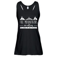 The Mountains Are Calling Big Thunder Space Splash Ladies Essential Flowy Tank
