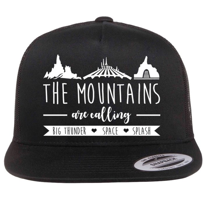 The Mountains Are Calling Big Thunder Space Splash Flatbill Hat
