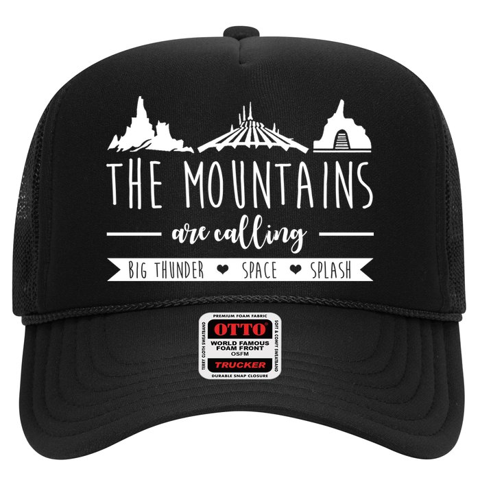 The Mountains Are Calling Big Thunder Space Splash Trucker Hat