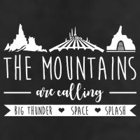 The Mountains Are Calling Big Thunder Space Splash Trucker Hat