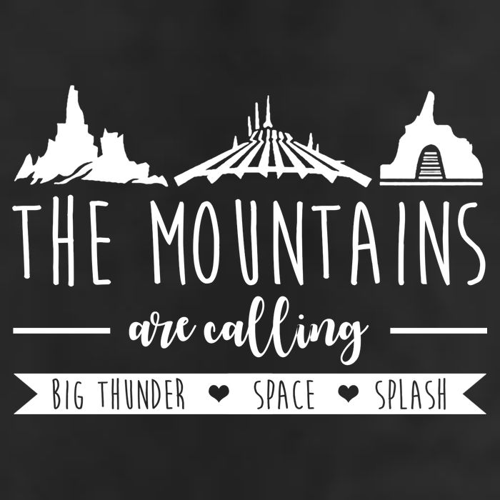 The Mountains Are Calling Big Thunder Space Splash Trucker Hat
