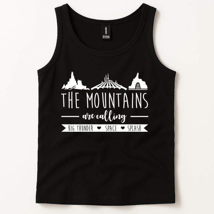 The Mountains Are Calling Big Thunder Space Splash Tank Top