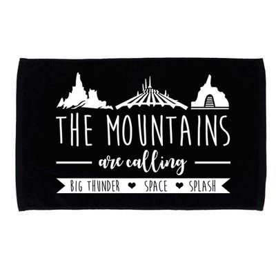 The Mountains Are Calling Big Thunder Space Splash Microfiber Hand Towel